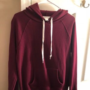 Burgundy forever 21 hoodie new
